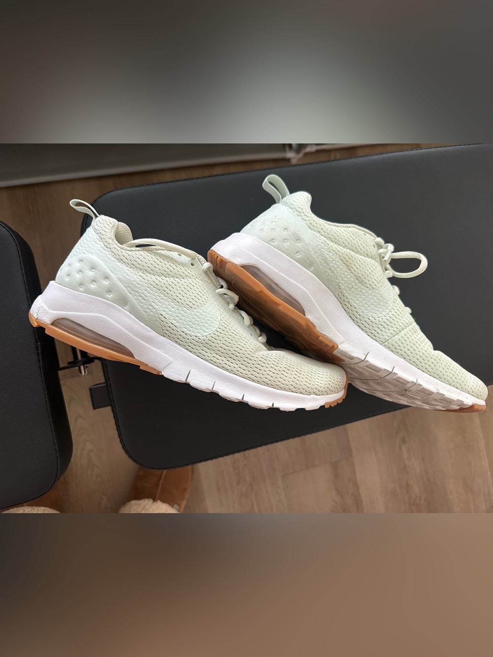 Nike Light Mint Green Mesh Sneakers with White Midsole